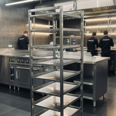 ترولی 10 طبقه حمل بار گارد استیل t10 ترولی 10 طبقه حمل بار گارد استیل t10