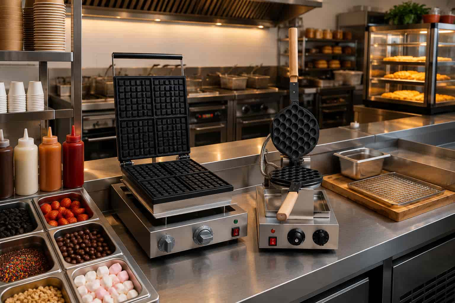 Commercial Waffle Maker وافل ساز صنعتی