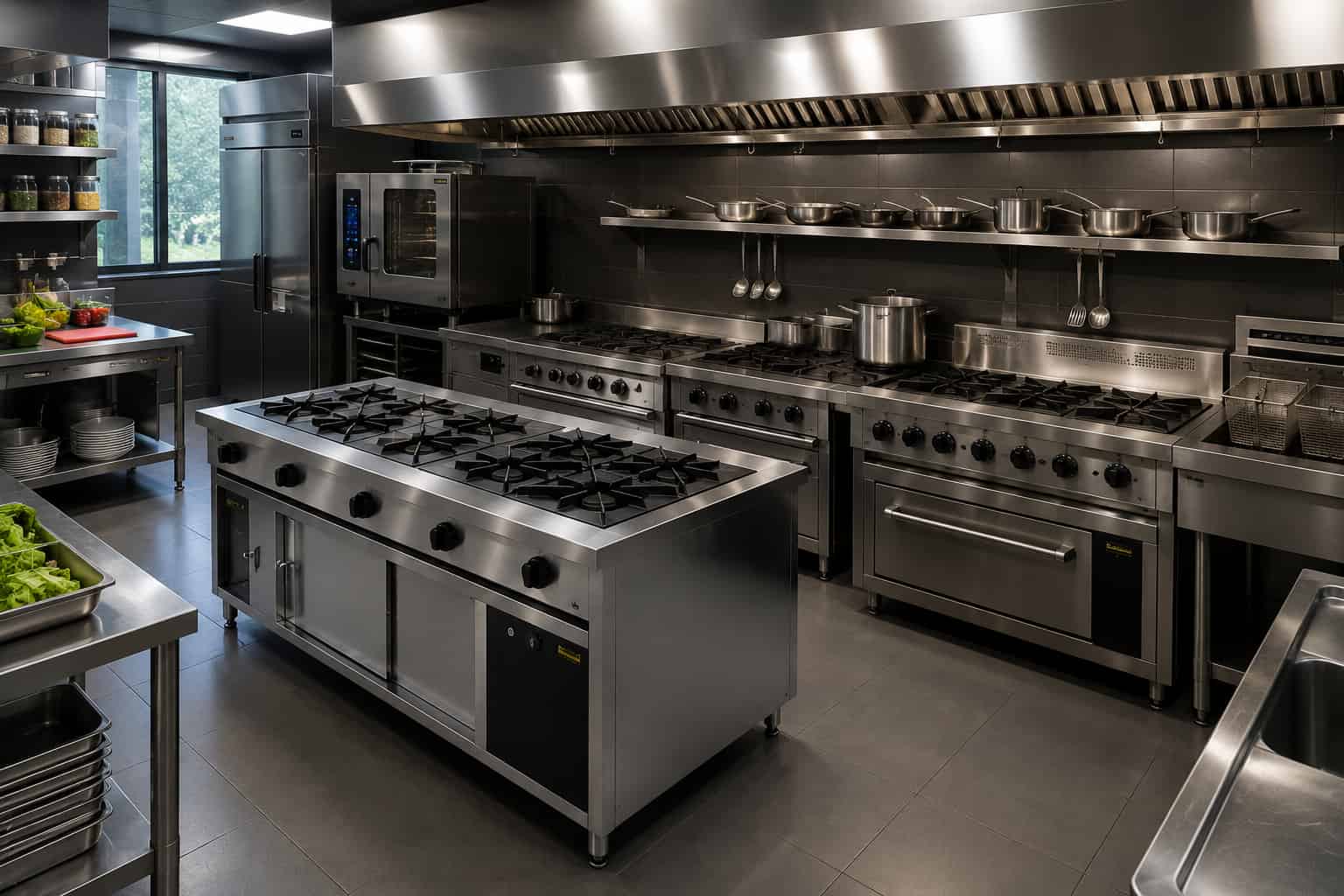 Commercial gas range1