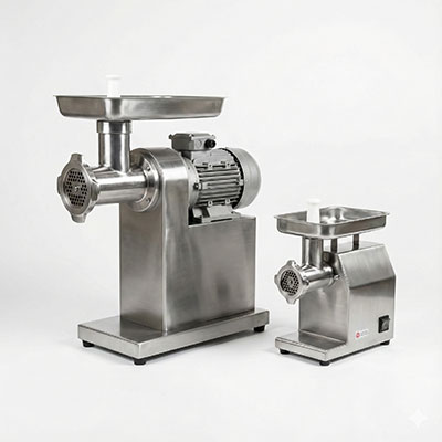 Industrial standing and desktop meat grinder Industrial standing and desktop meat grinder
