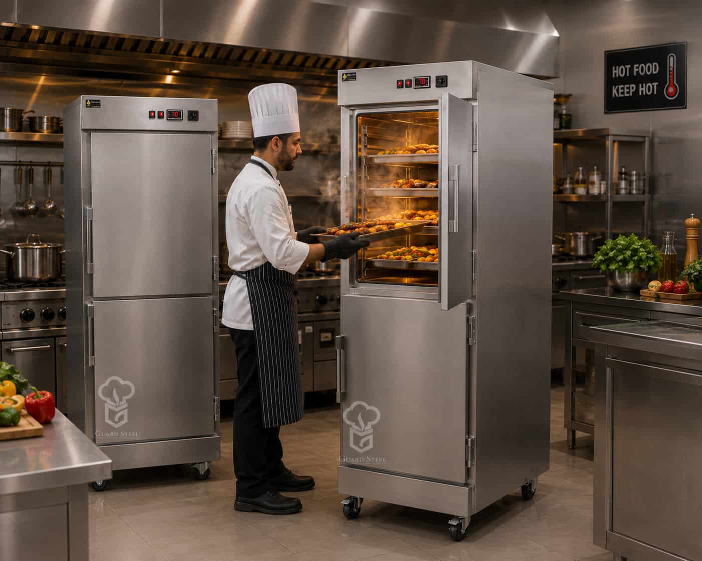 Materials and Construction of Food Warming Cabinets گرمخانه غذا برقی و گازی، متناسب با نیاز شما