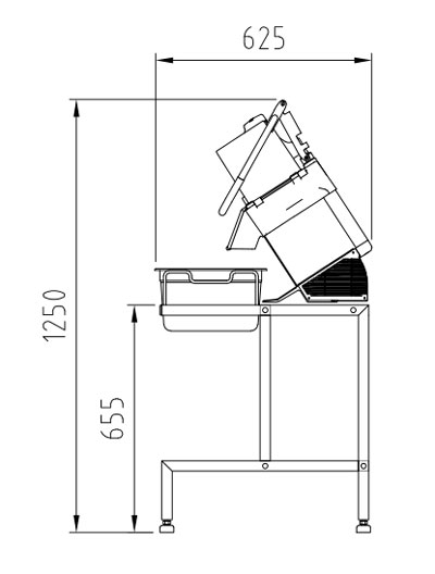 نمودار ابعاد خلال کن صنعتی هالد rg-250 نمودار ابعاد خلال کن صنعتی هالد rg-250