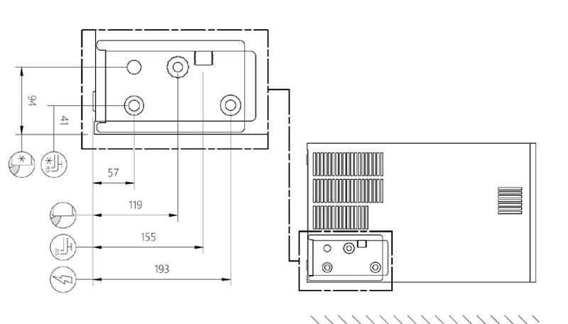 نمودار ابعاد و طراحی Scotsman BH2508