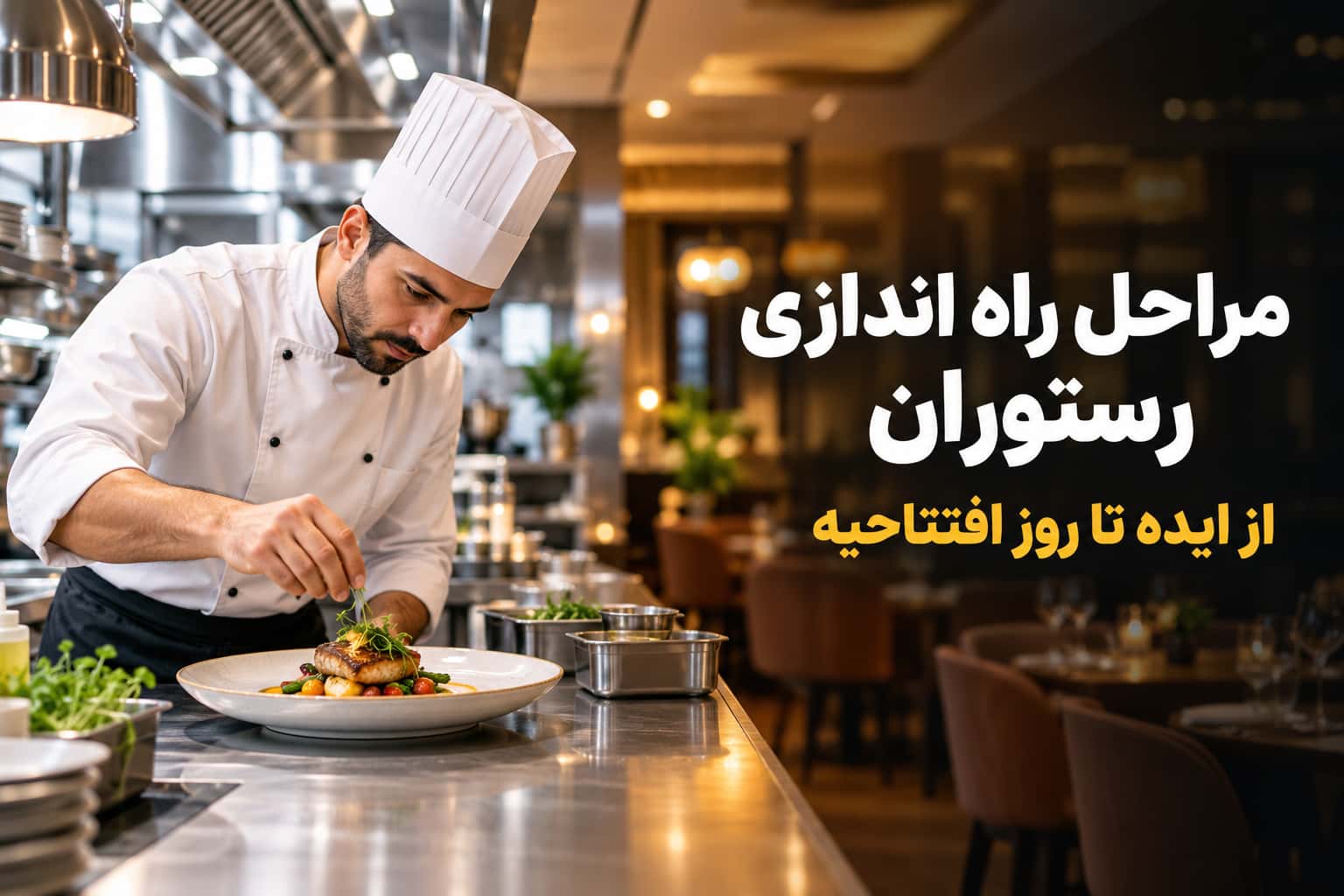 مراحل راه اندازی رستوران