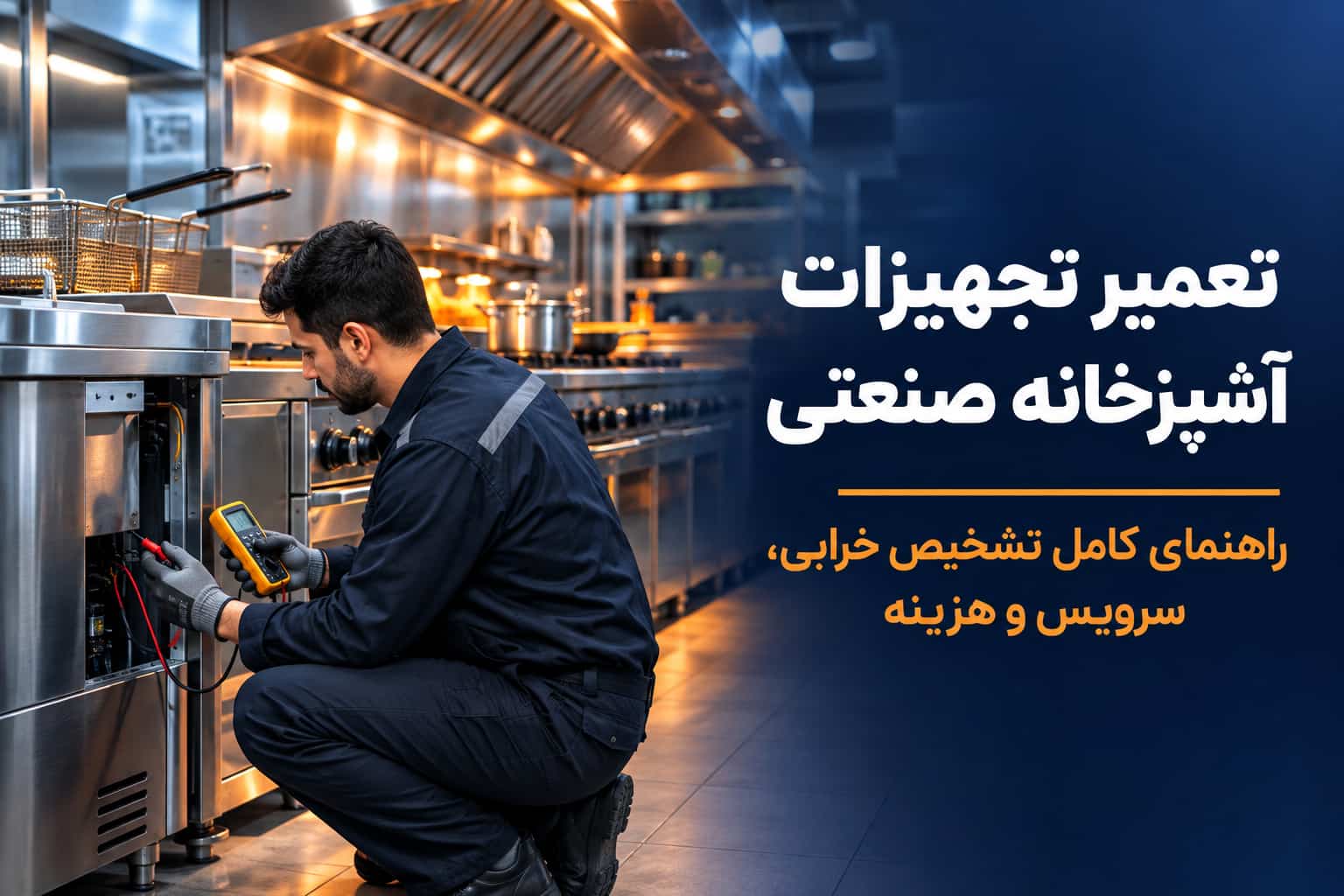 تعمیر تجهیزات آشپزخانه صنعتی